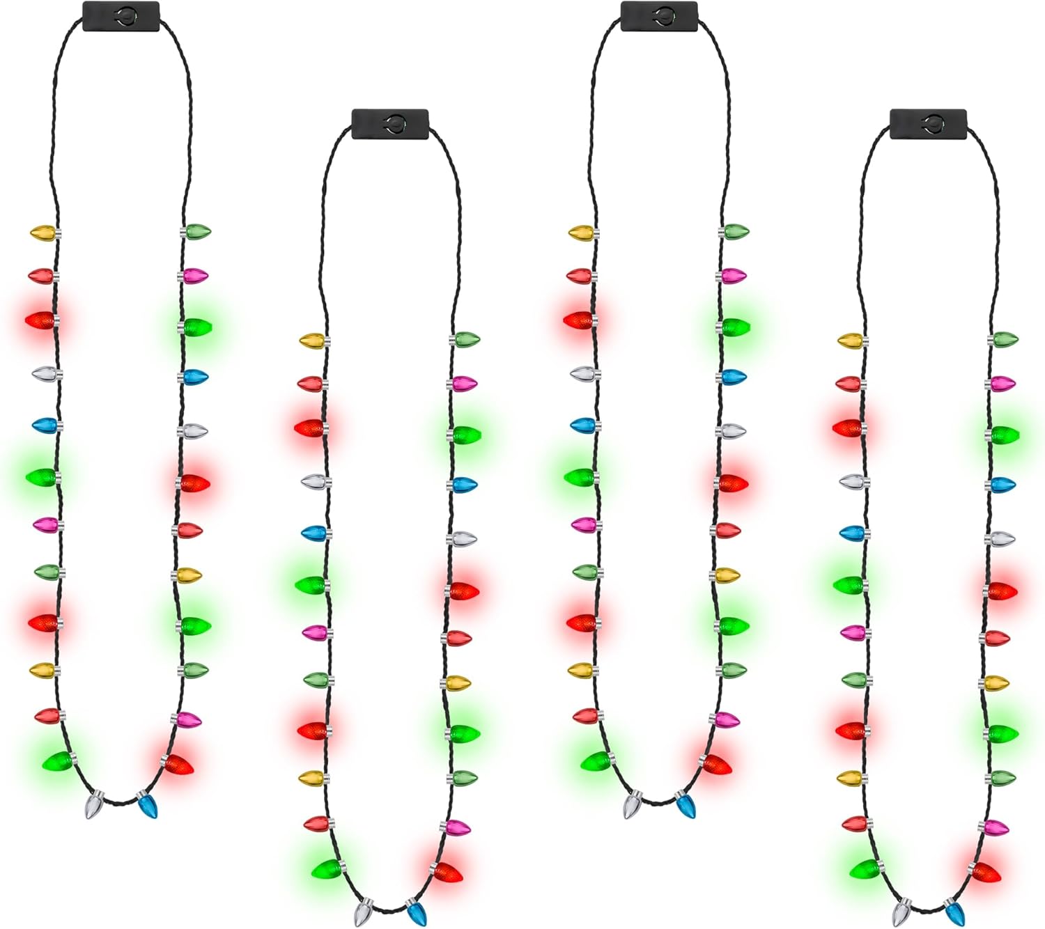 LED Christmas Light Necklace